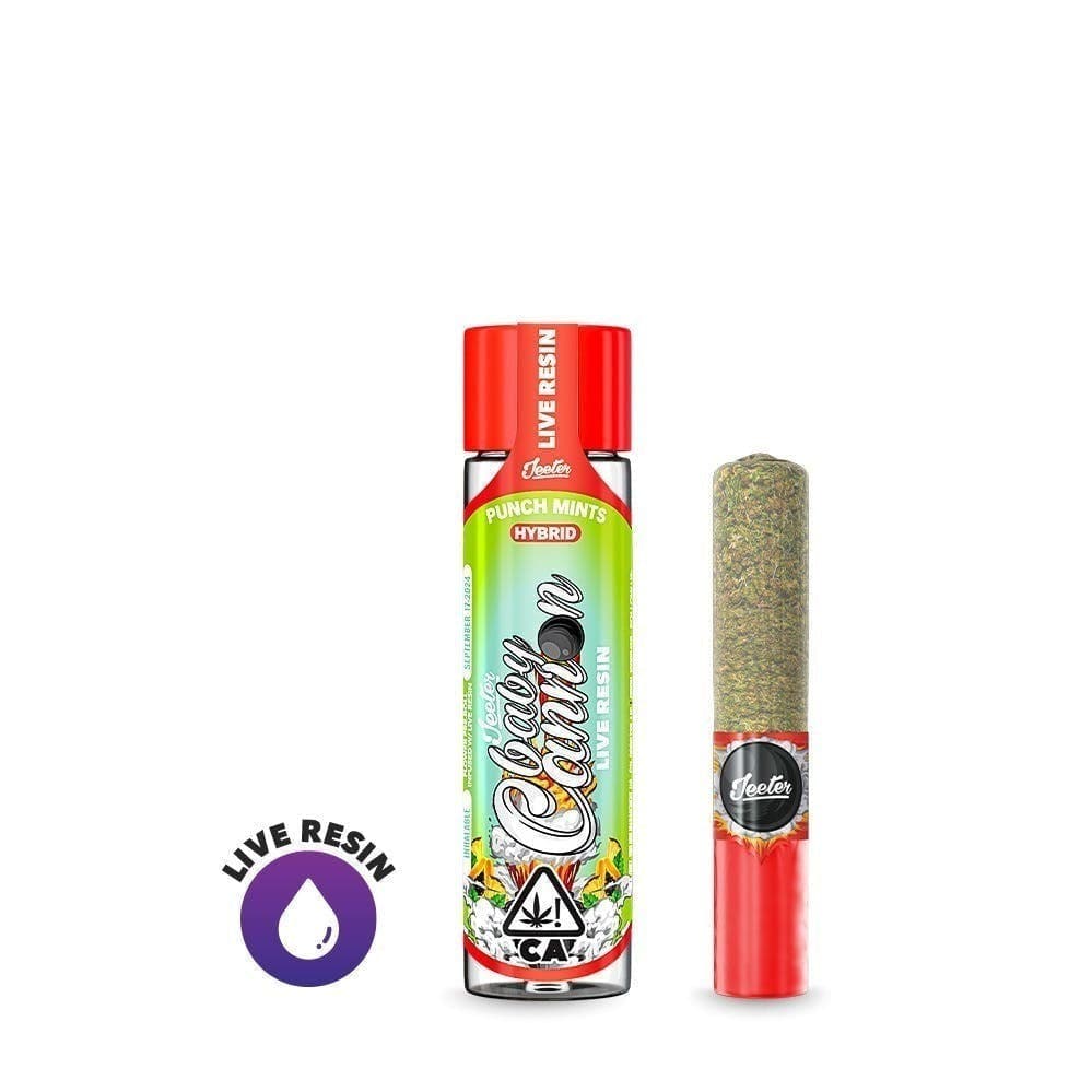 Jeeter Live Resin Infused - Baby Cannon - Punch Mints