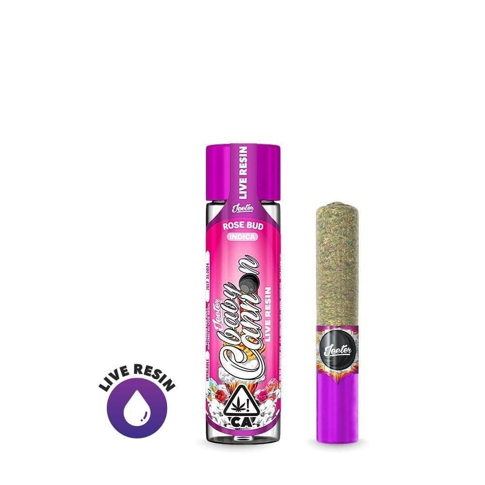 Jeeter Live Resin Infused - Baby Cannon - Rose Bud