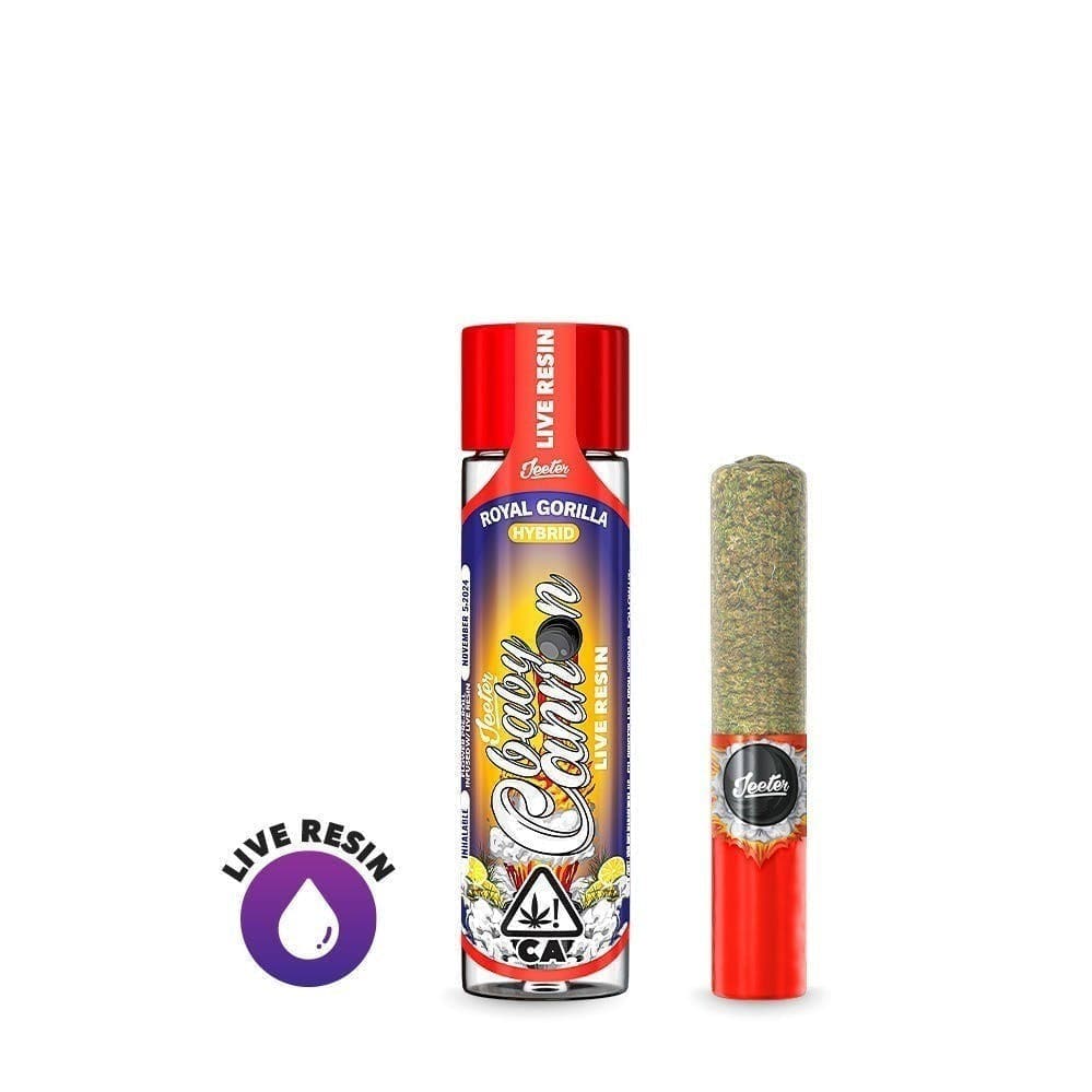 Jeeter Live Resin Infused - Baby Cannon - Royal Gorilla