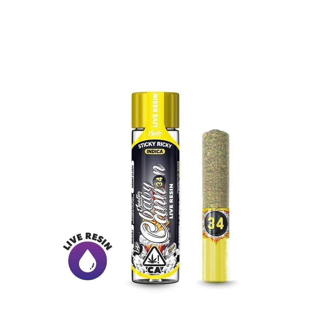Jeeter Live Resin Infused - Baby Cannon - Sticky Ricky
