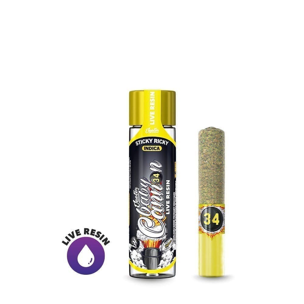 Jeeter Live Resin Infused - Baby Cannon - Sticky Ricky