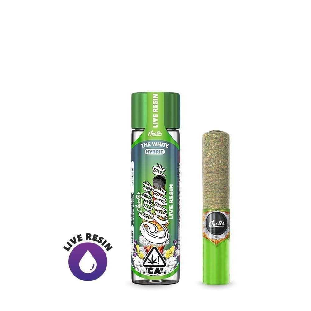 Jeeter Live Resin Infused - Baby Cannon - The White