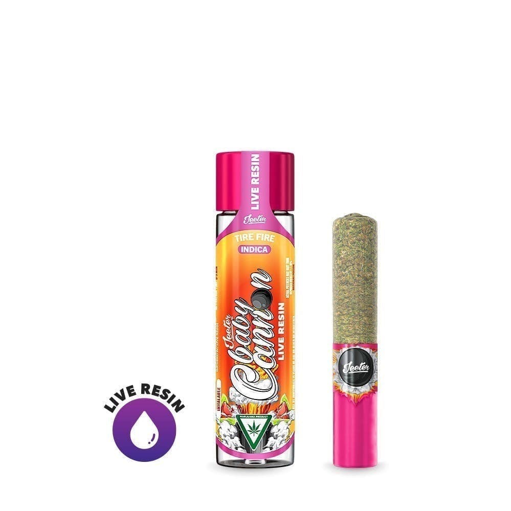 Jeeter Live Resin Infused - Baby Cannon - Tire Fire