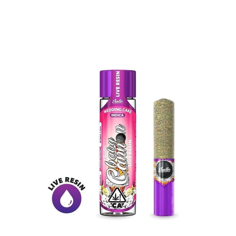 Jeeter Live Resin Infused - Baby Cannon - Wedding Cake