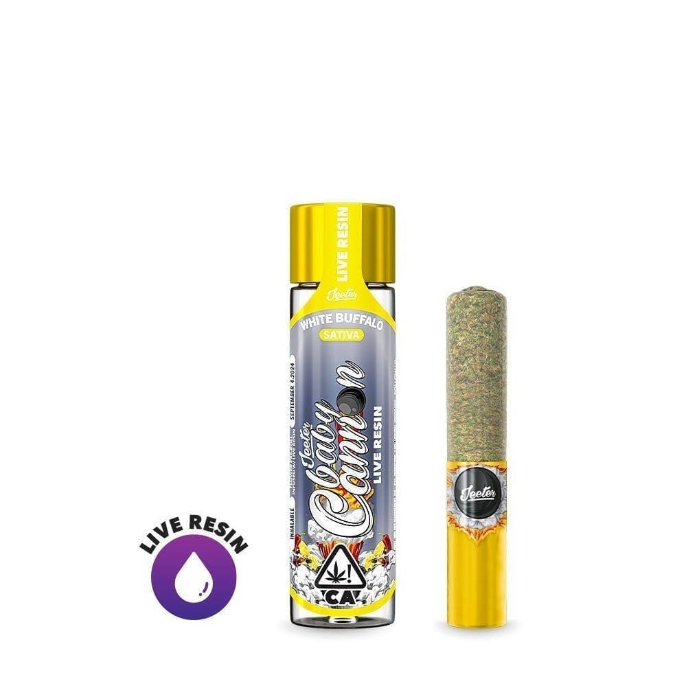 Jeeter Live Resin Infused - Baby Cannon - White Buffalo