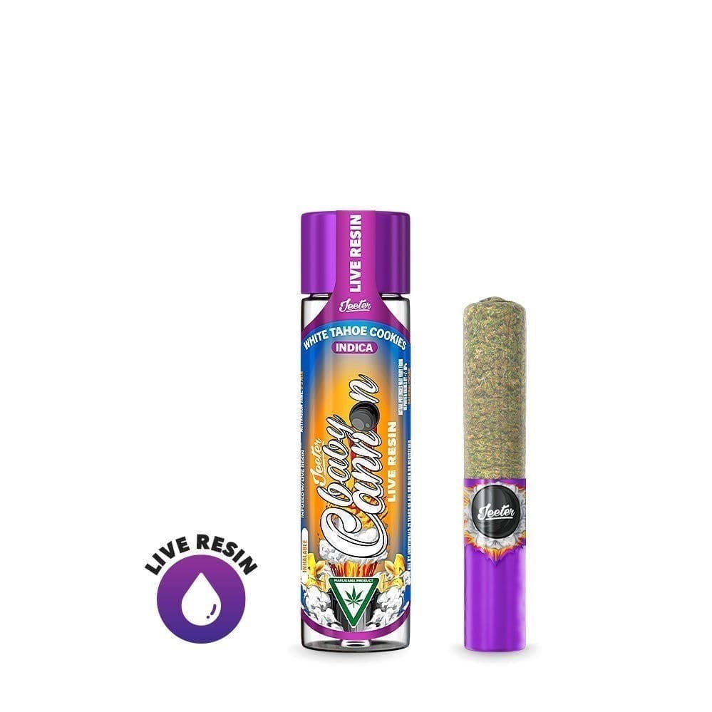 Jeeter Live Resin Infused - Baby Cannon - White Tahoe Cookies