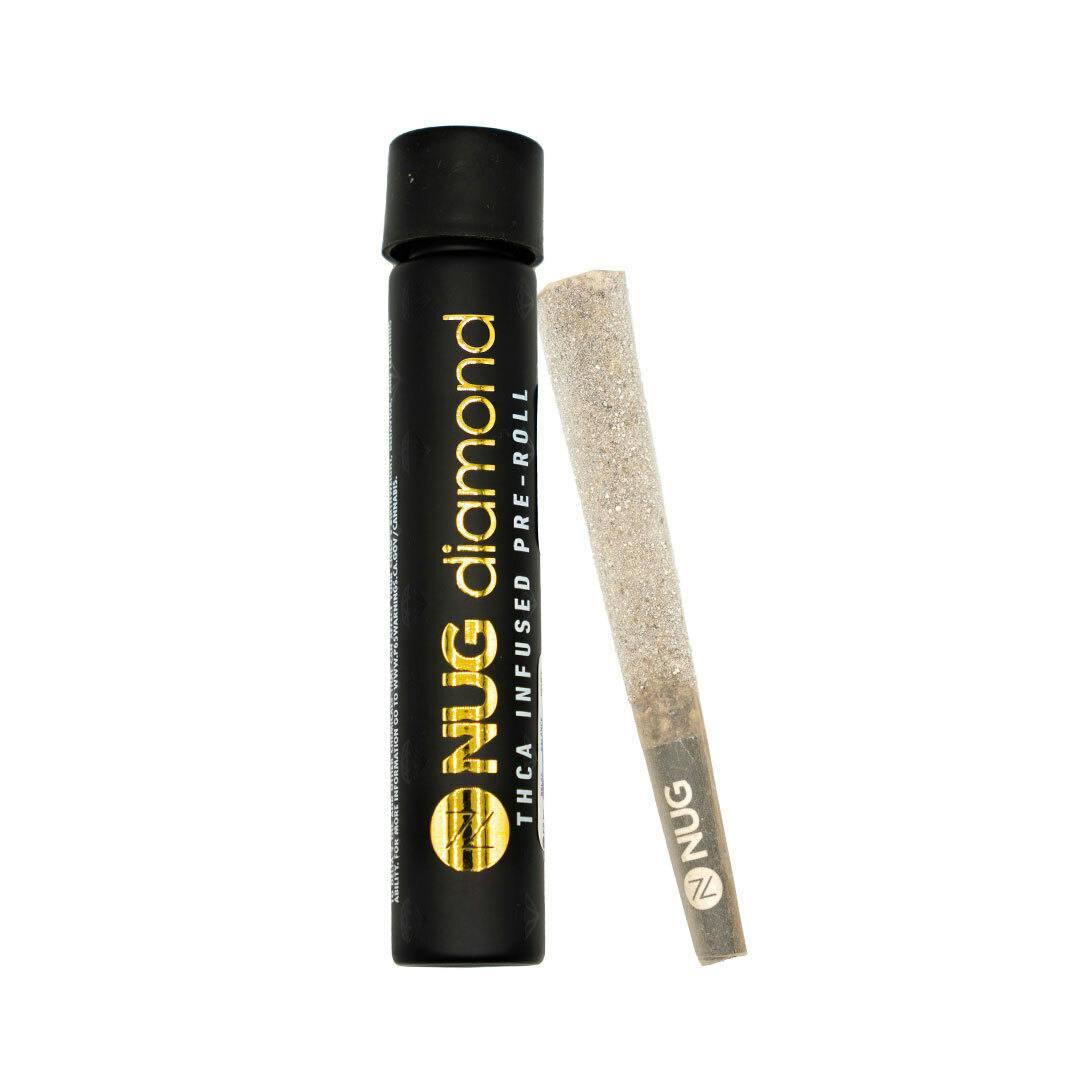 NUG Kief Coated THCA Diamond Infused Preroll - Runtz