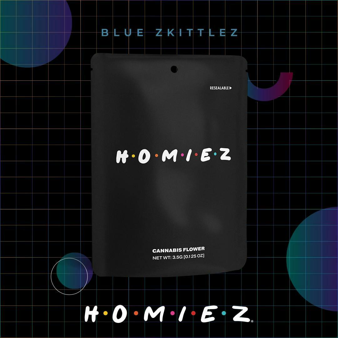 Blue Zkittlez • 5 Pack Pre-Rolls • HOMIEZ • REC