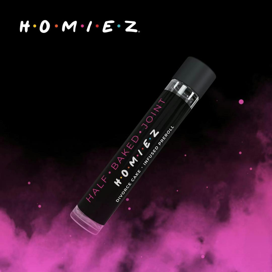 Divorce Cake • 1.5G Infused Pre-Roll • HOMIEZ • REC