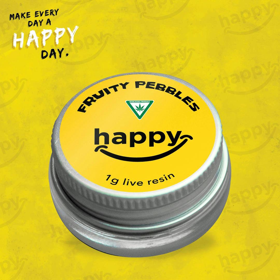 Fruity Pebbles - 1G Live Resin - Happy's - REC