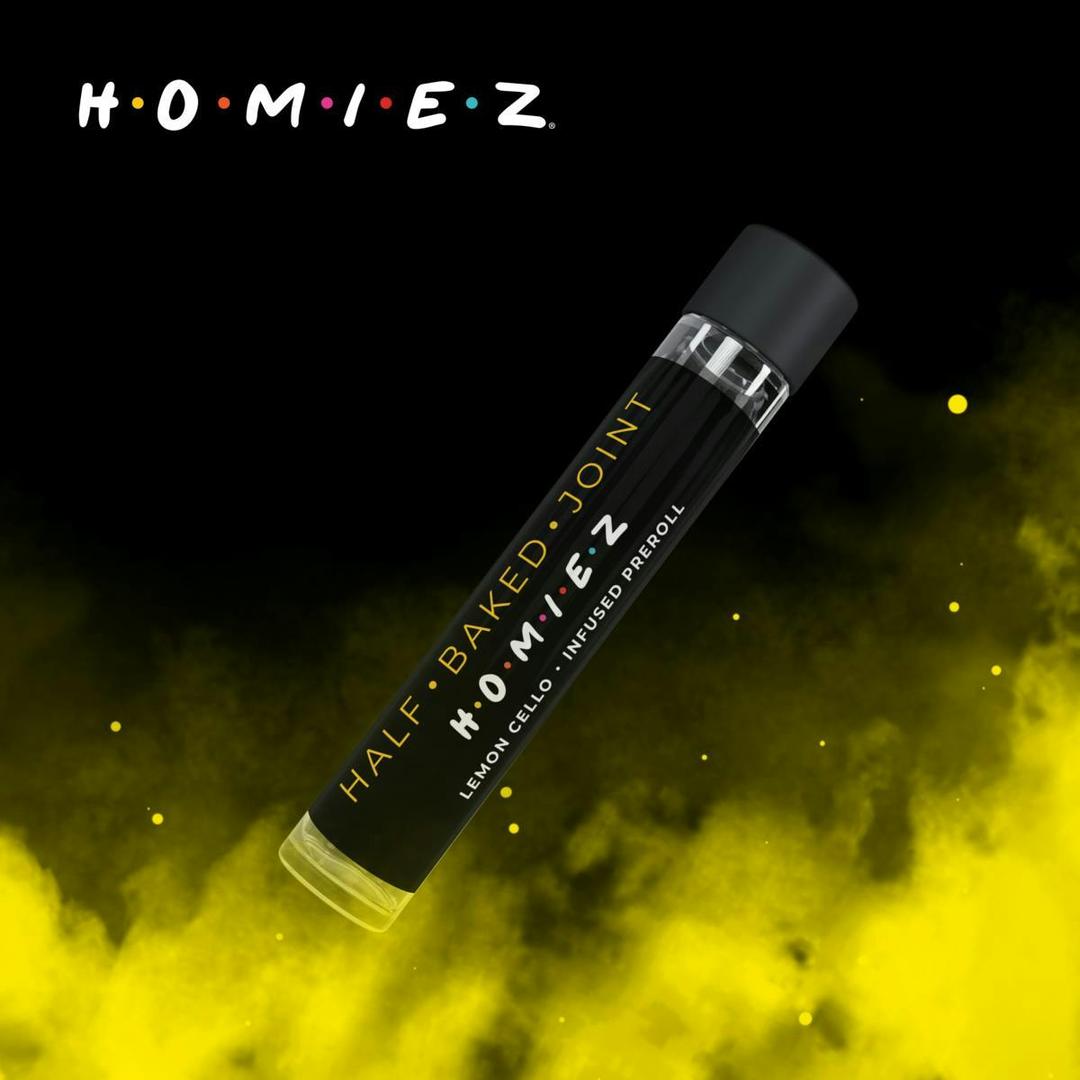 Lemon Cello • 1.5G Infused Pre-Roll • HOMIEZ • REC