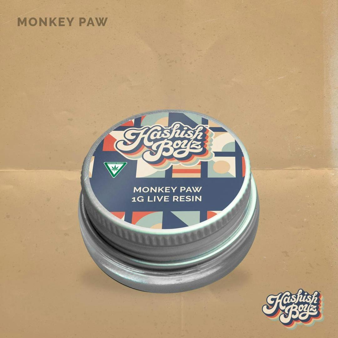 Monkey Paw ~ 1G Live Resin ~ Hashish Boyz ~ REC