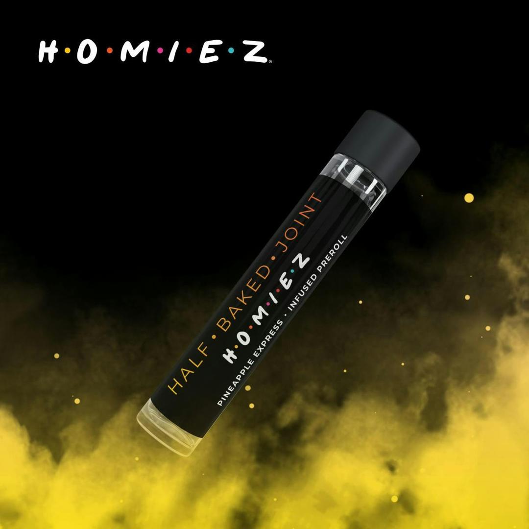 Pineapple Express • 1.5G Infused Pre-Roll • HOMIEZ • MED