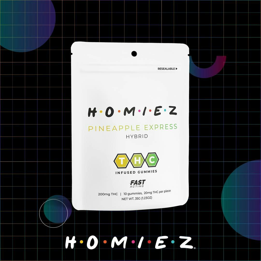 Pineapple Express • 200MG Gummies • HOMIEZ • MED