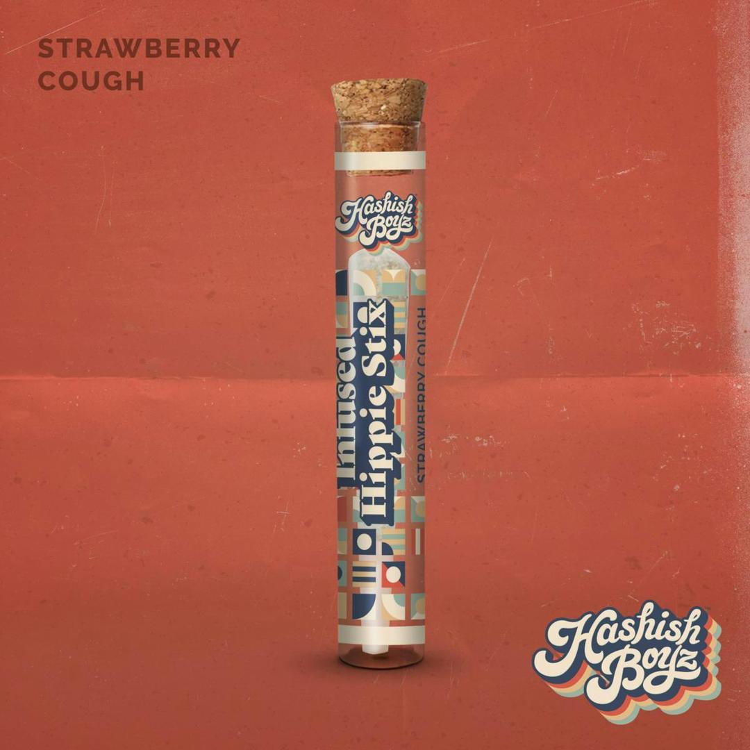 Strawberry Cough ~ 1G Pre-Roll ~ Hashish Boyz ~ MED