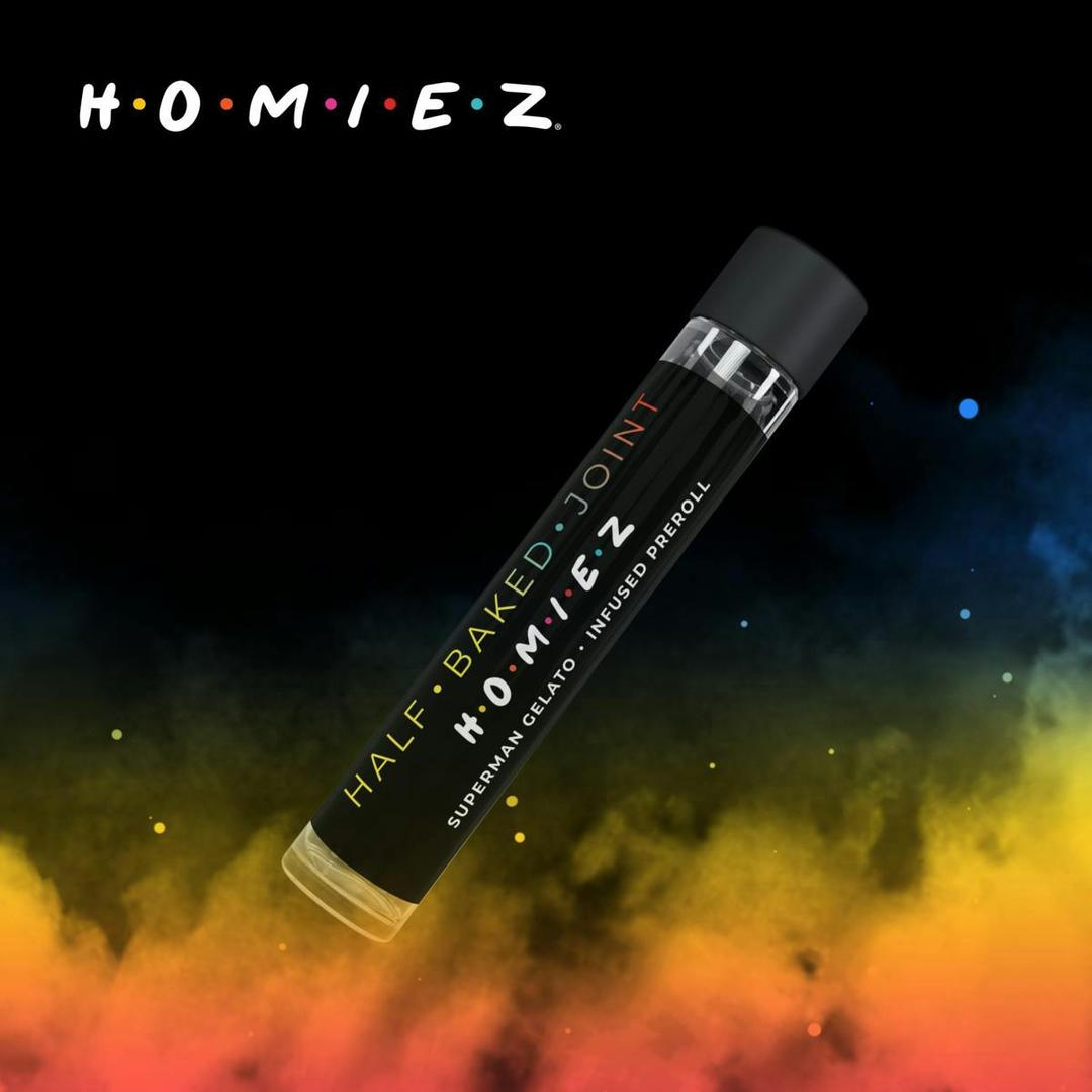 Superman Gelato • 1.5G Infused Pre-Roll • HOMIEZ • MED