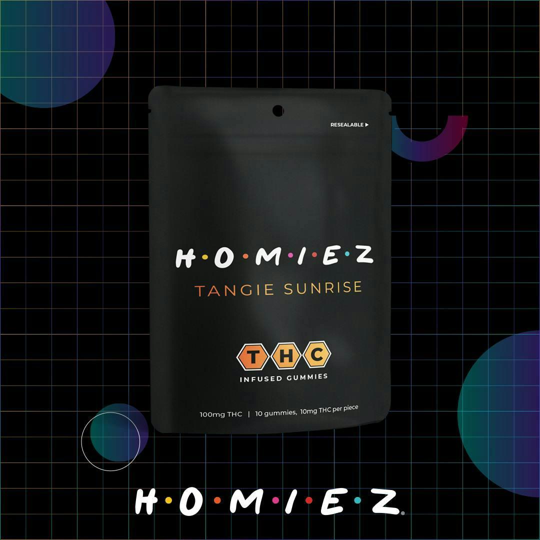 Tangie Sunrise • 100MG Gummies • HOMIEZ • REC