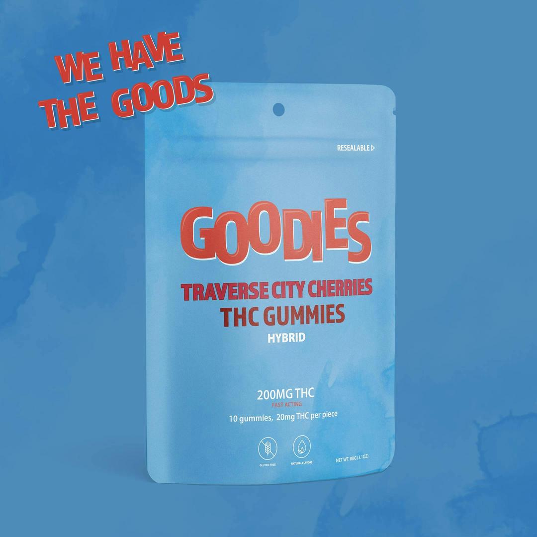 Traverse City Cherries • 200MG Gummies • Goodies • REC