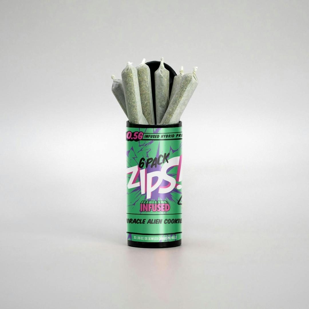 Miracle Alien Cookies 0.5G 6 Pack Infused Preroll