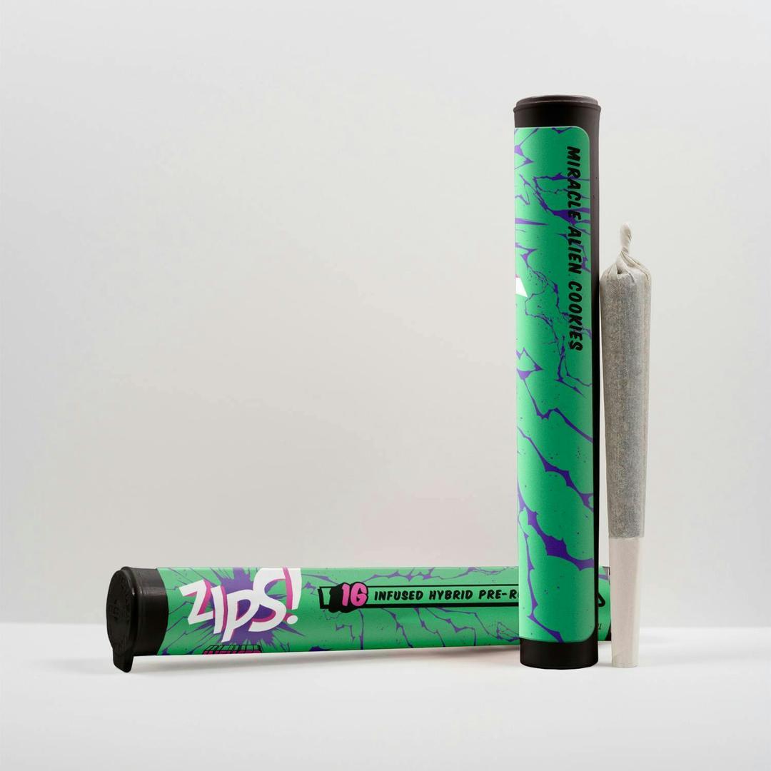Miracle Alien Cookies 1G Infused Preroll
