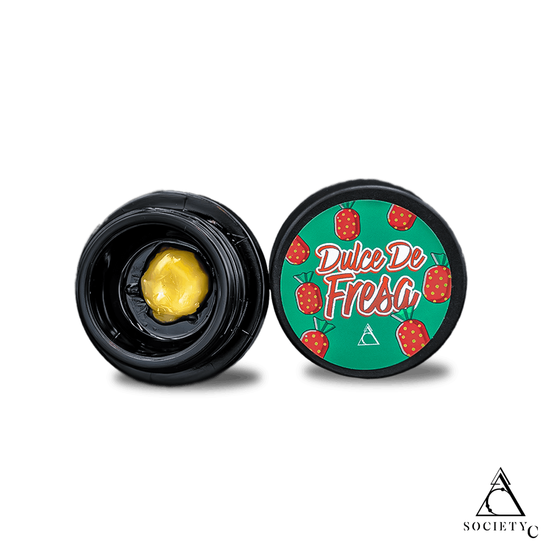 Society C - Dulce De Fresa - Single Source Live Hash Rosin Badder 1g