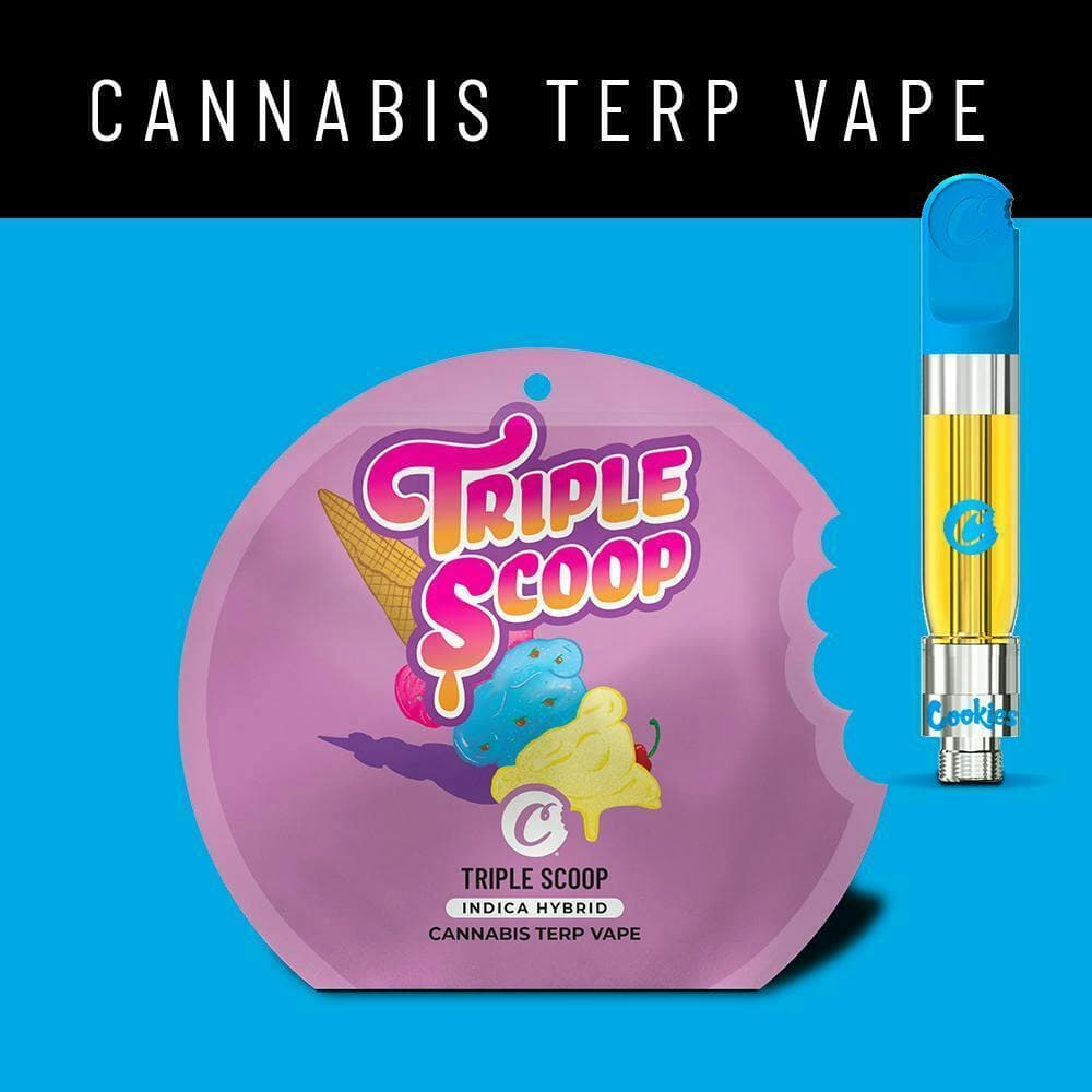 Cookies - 1G 510 Cannabis Terp Vape - Triple Scoop