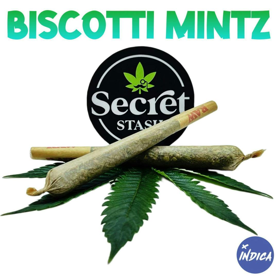 Full Bud Pre Roll - Biscotti Mintz - 1.2g
