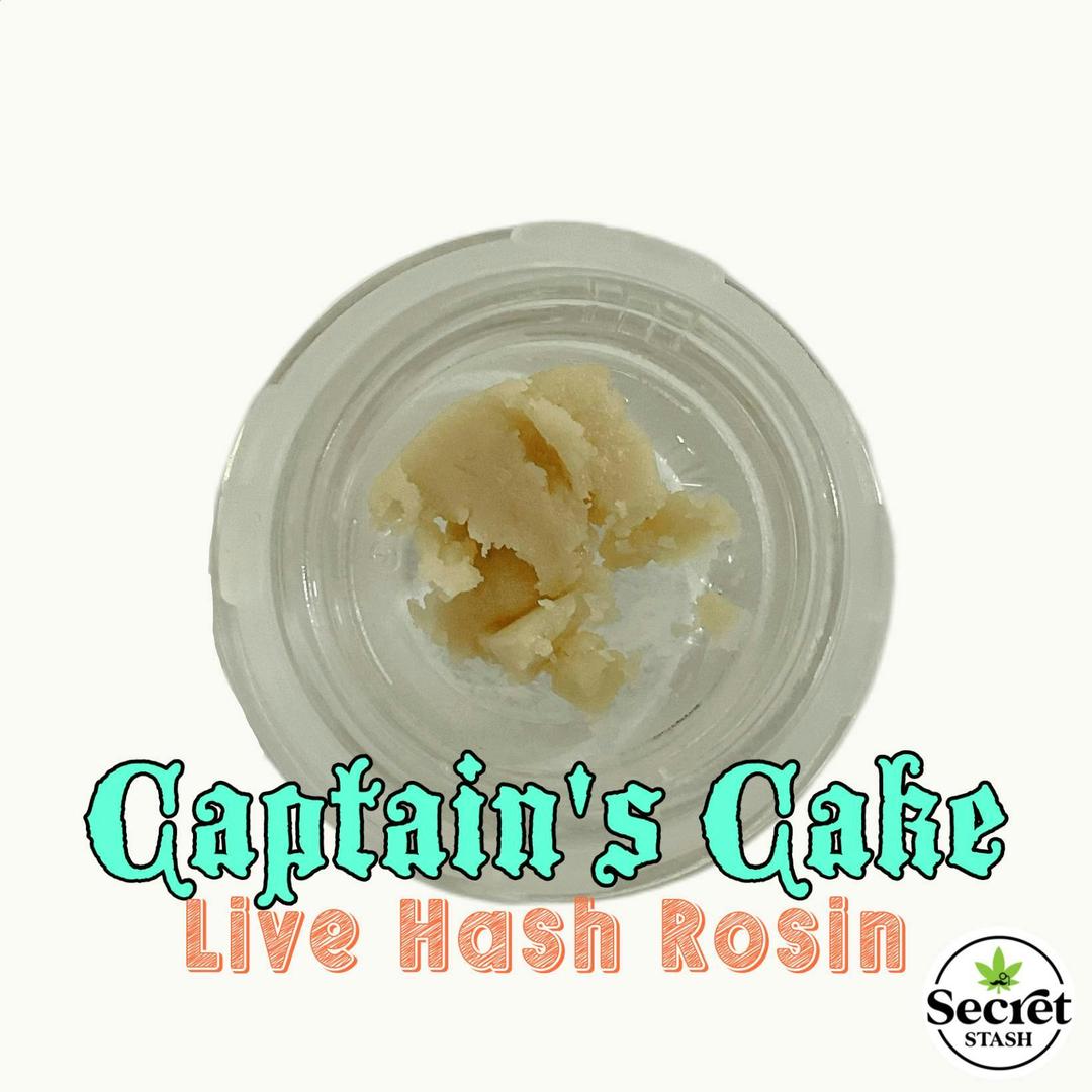 Live Hash Rosin - Captain's Cake - 1g