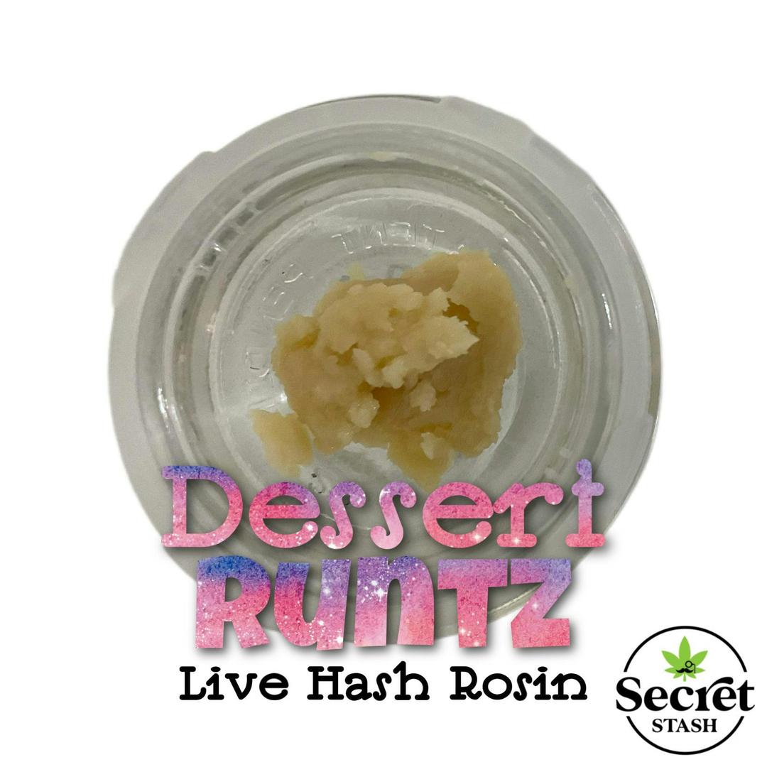 Live Hash Rosin - Dessert Runtz - 1g