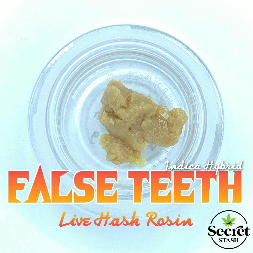 Live Hash Rosin - False Teeth - 1g