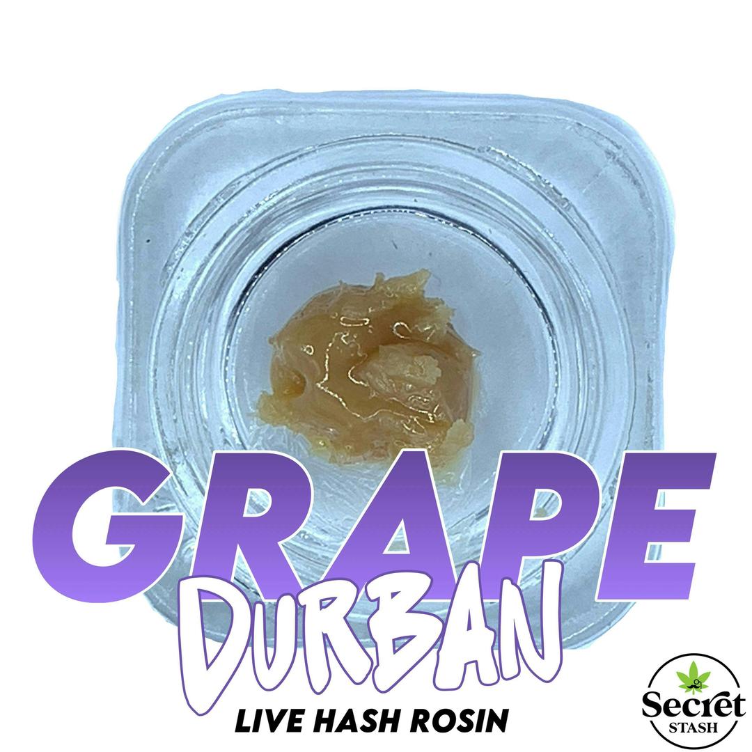 Live Hash Rosin - Grape Durban - 1g