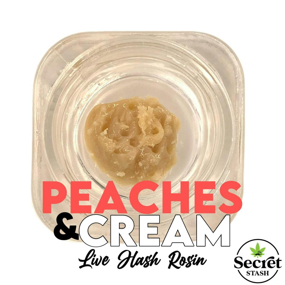 Live Hash Rosin - Peaches & Cream - 1g