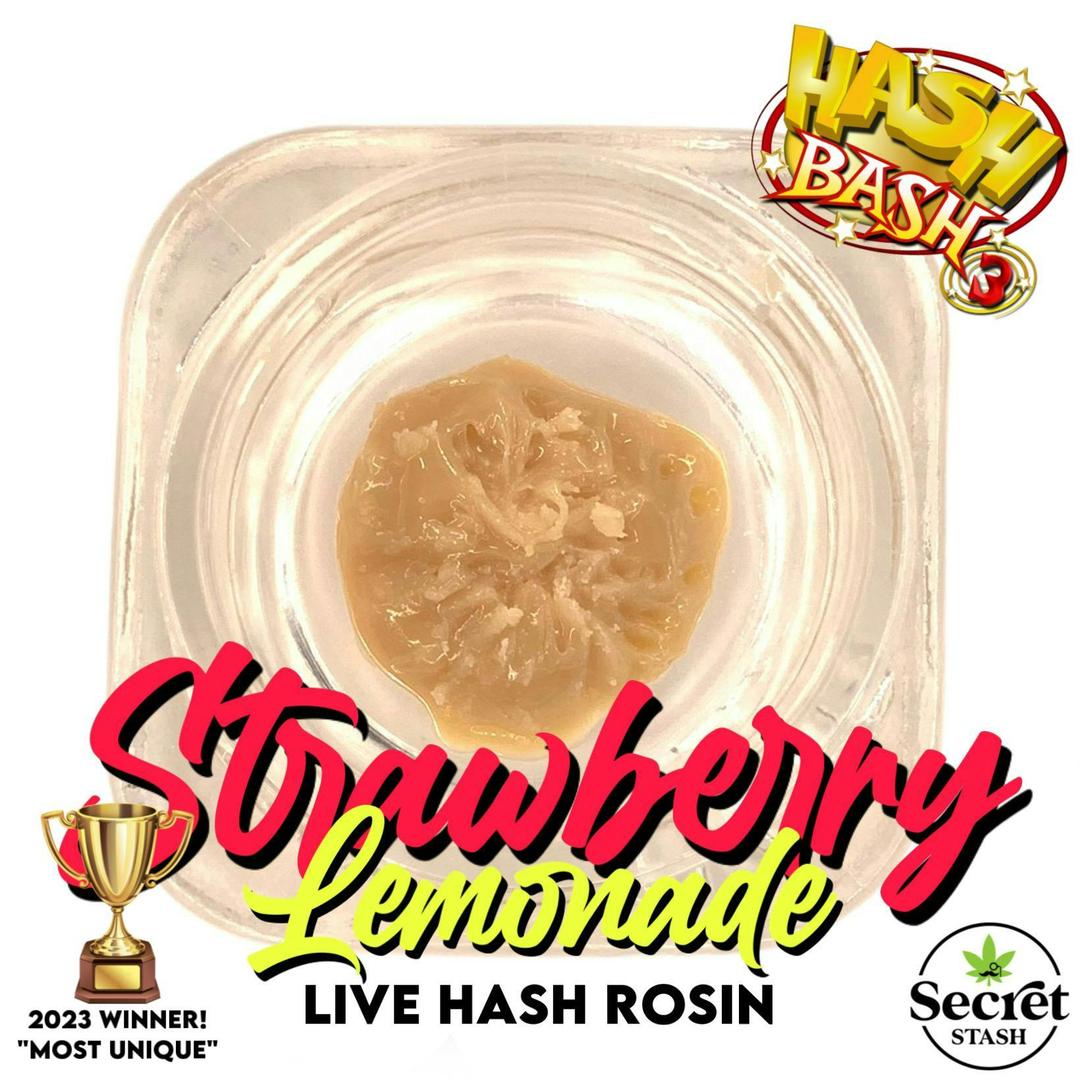 Live Hash Rosin - Strawberry Lemonade - 1g