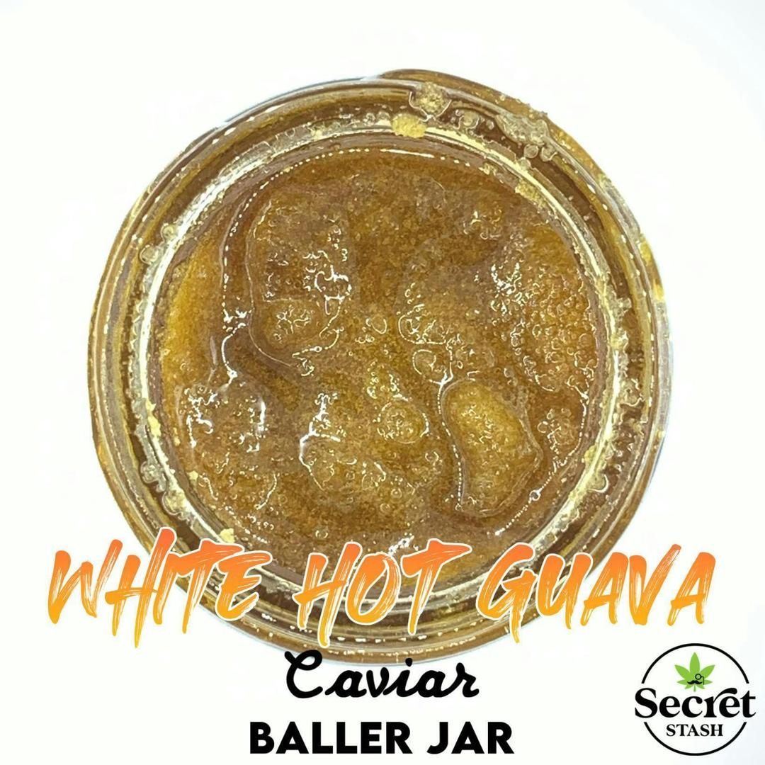 Secret Stash - Caviar - Baller Jar - White Hot Guava - 7g