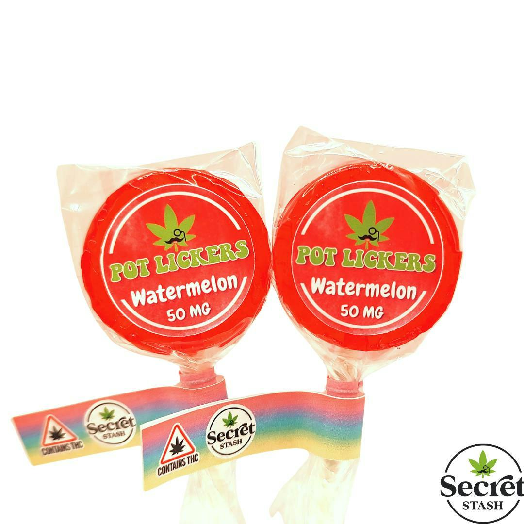 Secret Stash - Pot Lickers - Watermelon - 50mg