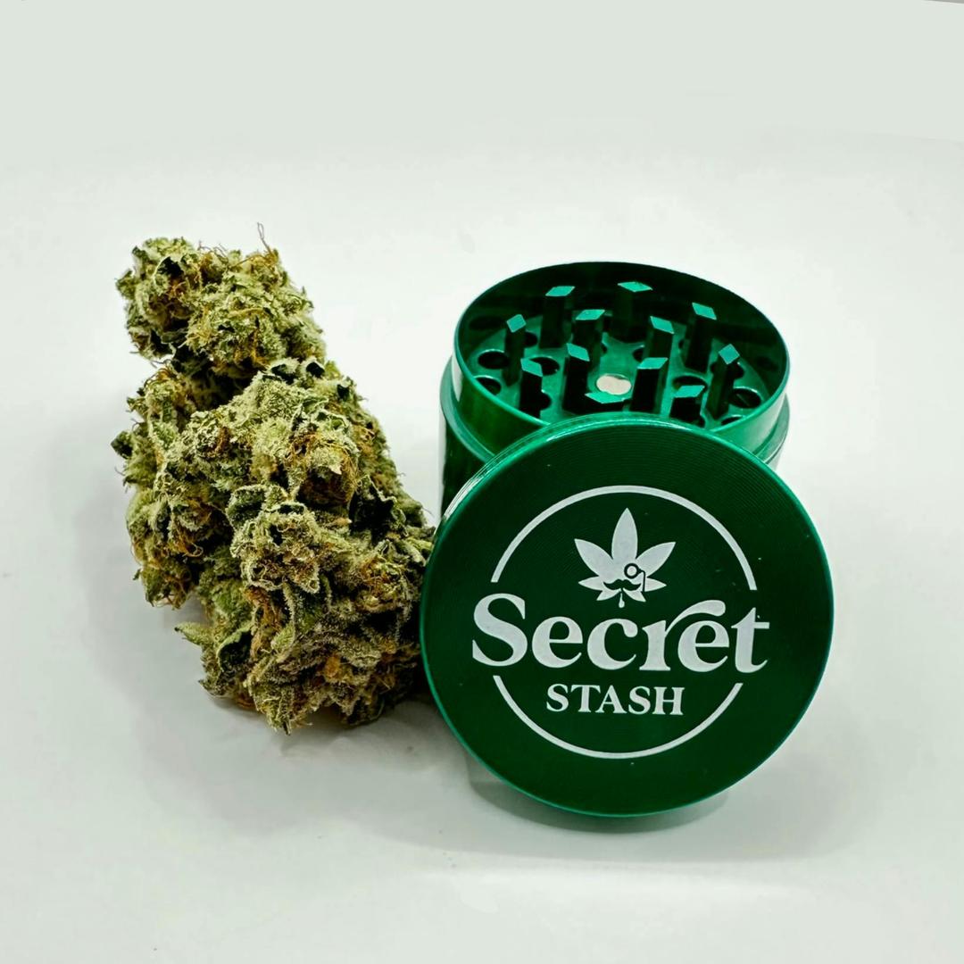 Secret Stash - Small Metal Grinder - Green