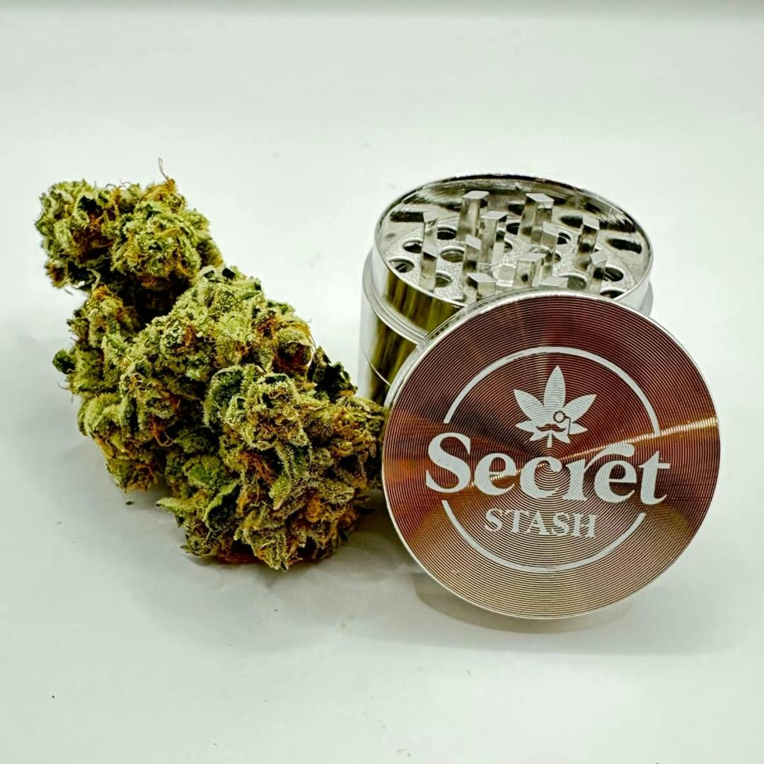 Secret Stash - Small Metal Grinder - Silver