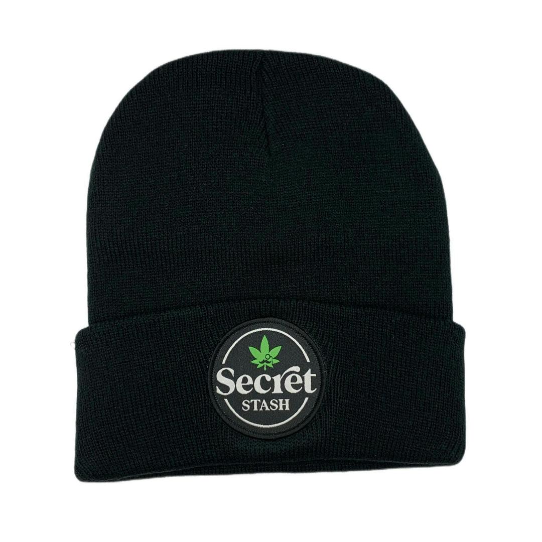 Secret Stash Beanie - Black