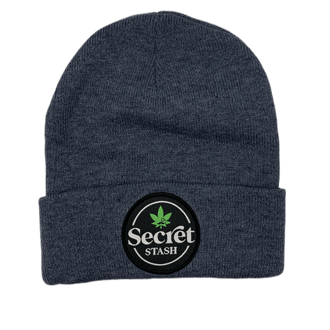 Secret Stash Beanie - Heather Navy