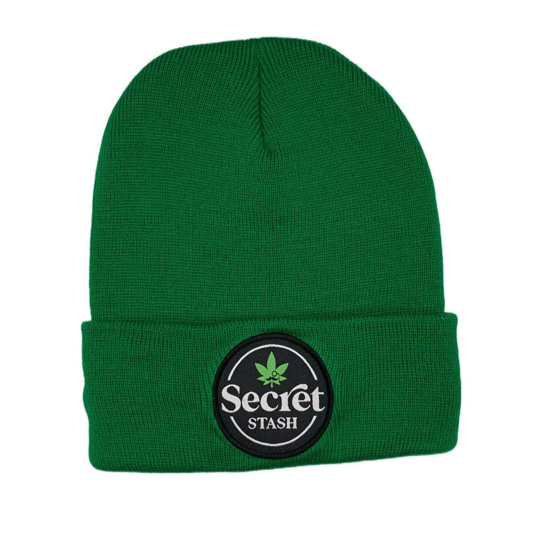 Secret Stash Beanie - Kelly Green