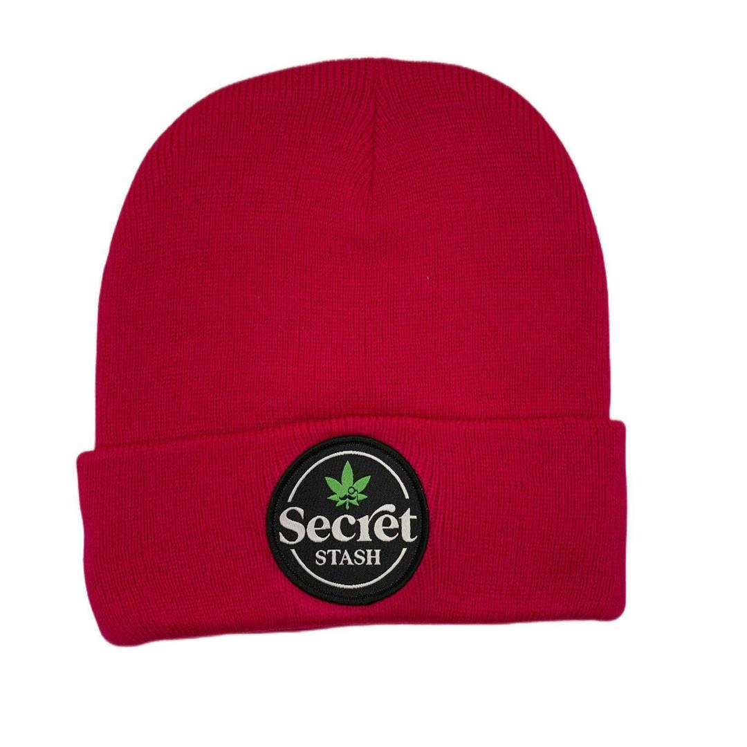 Secret Stash Beanie - Neon Fucshia