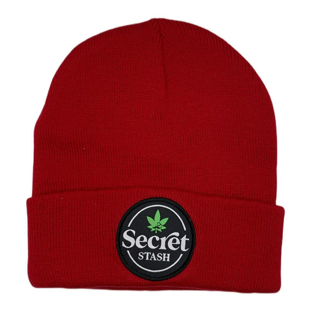 Secret Stash Beanie - Red