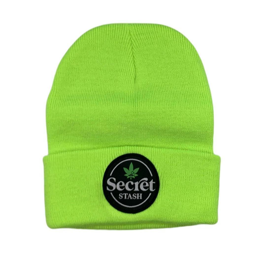 Secret Stash Beanie - Safety Yellow