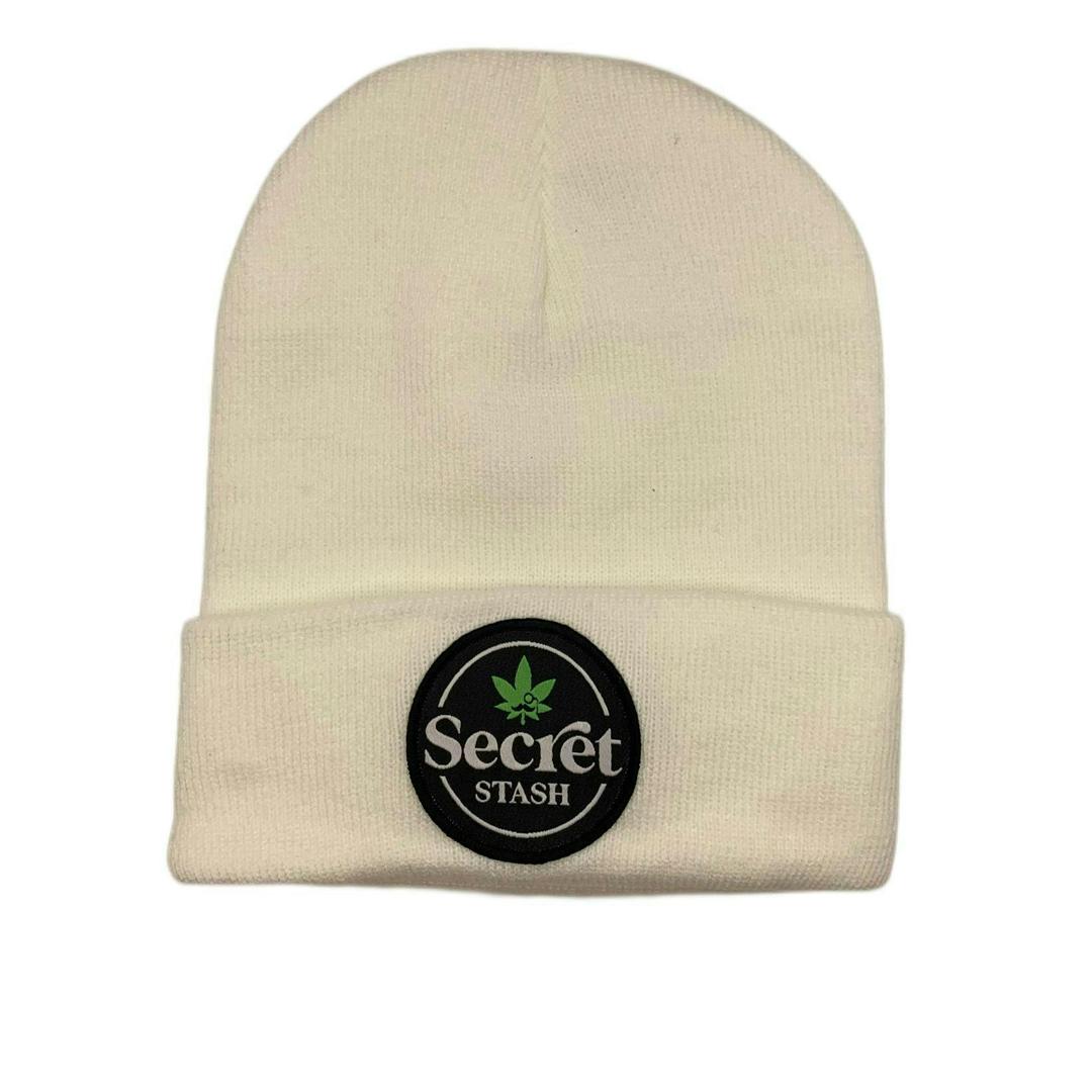 Secret Stash Beanie - White