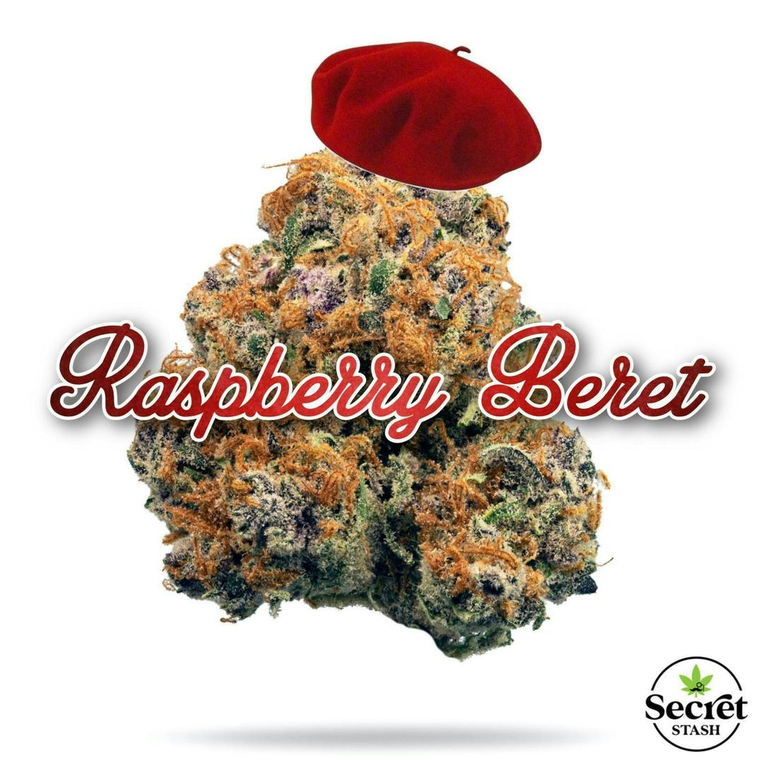 Secret Stash Flower - Raspberry Beret