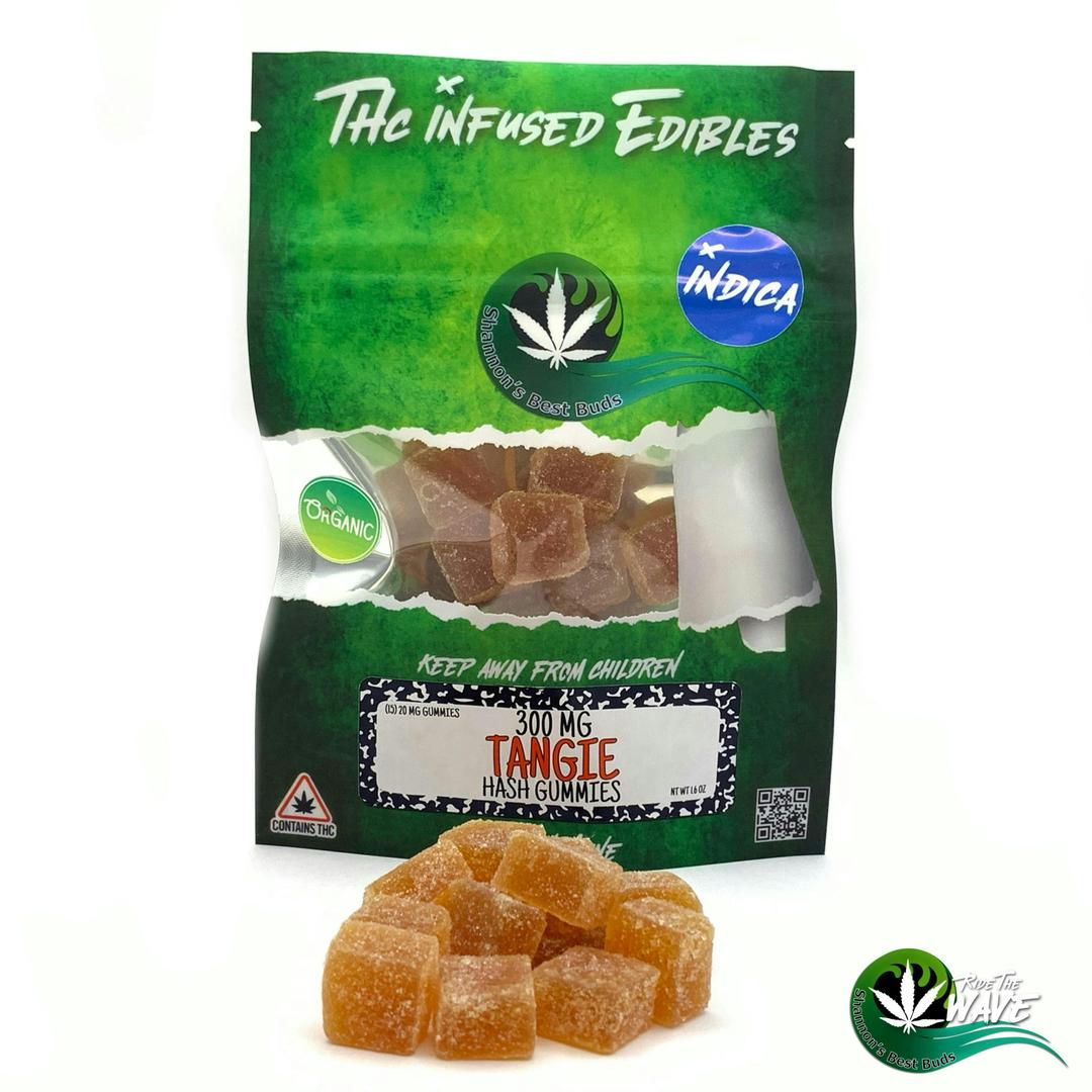 Shannon’s Hash Gummies - Tangie - Indica - 300mg