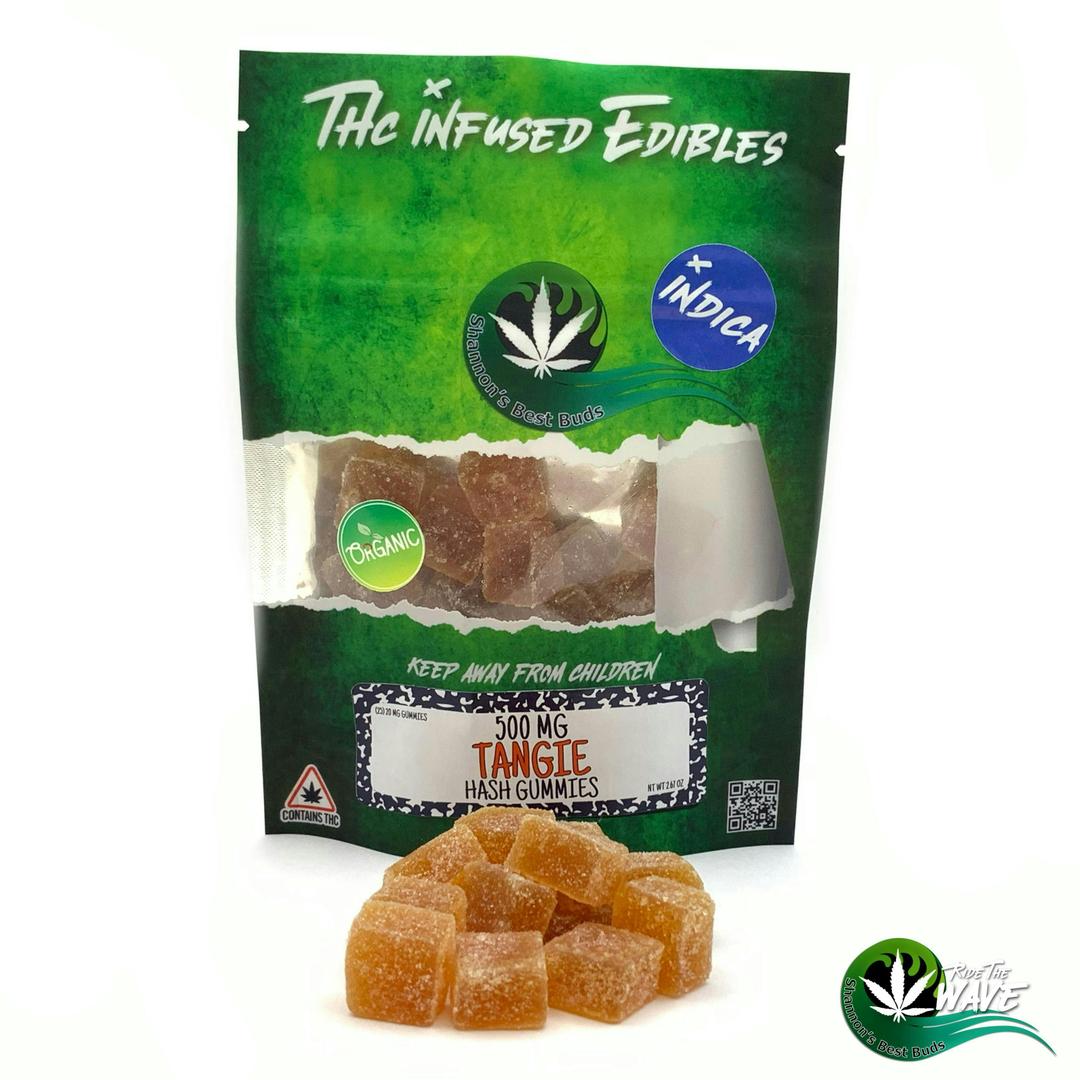 Shannon’s Hash Gummies - Tangie - Indica - 500mg