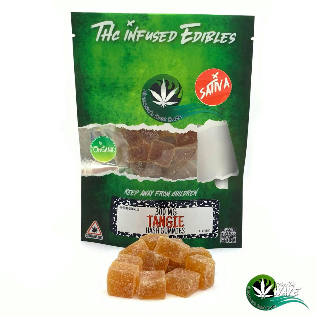 Shannon’s Hash Gummies - Tangie - Sativa - 300mg