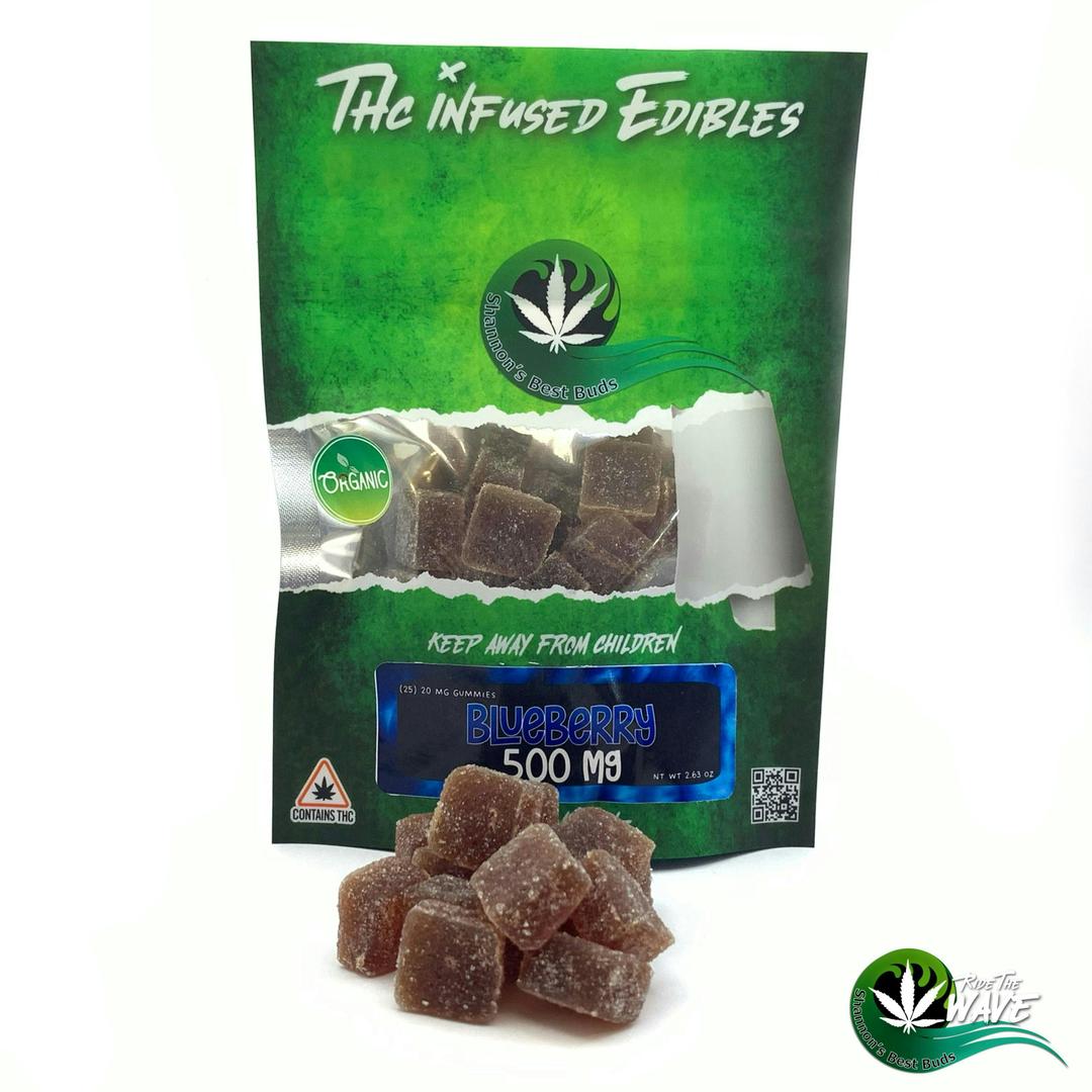 Shannon’s THC Gummies - Blueberry - 500mg
