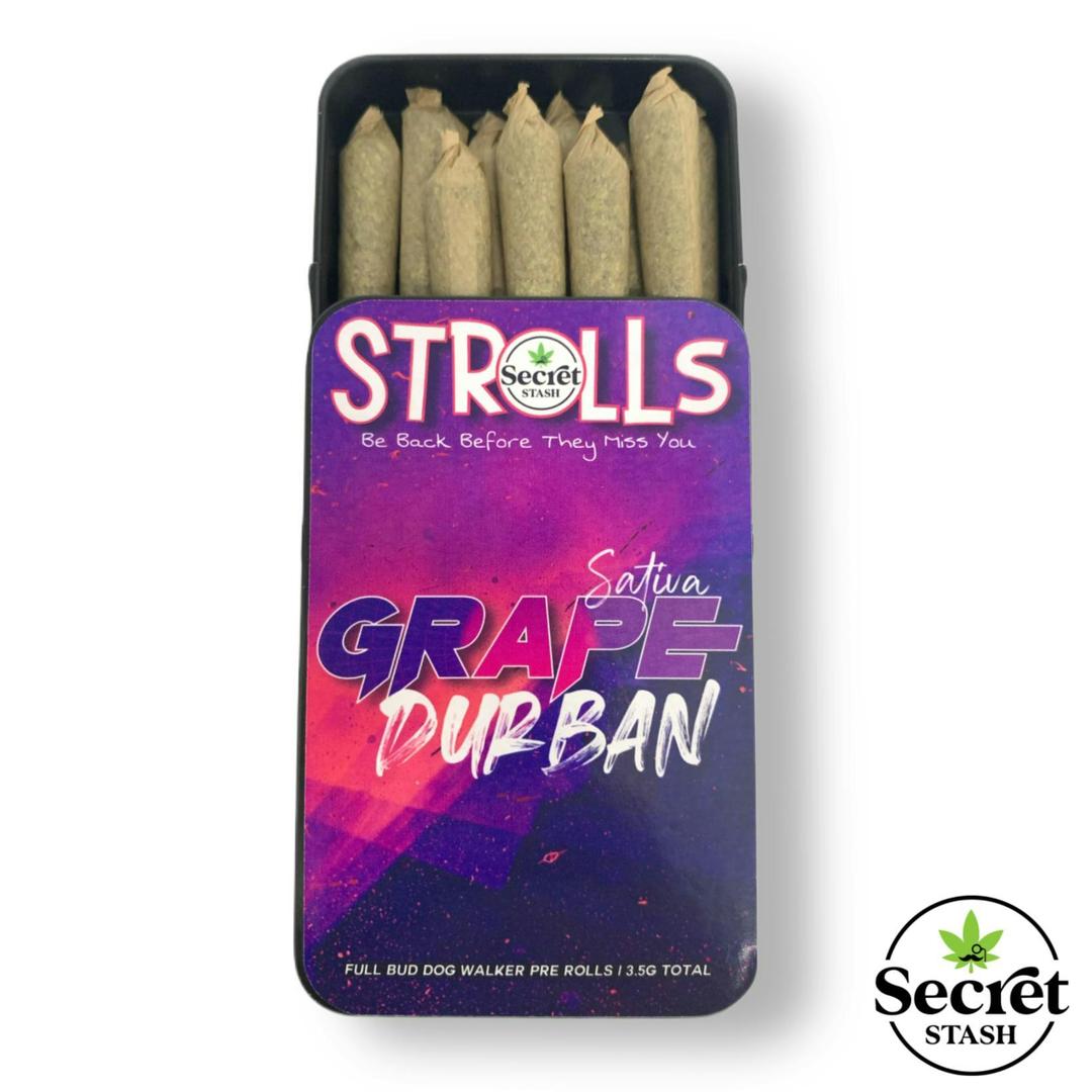 Strolls - Grape Durban - 10 pack pre rolls